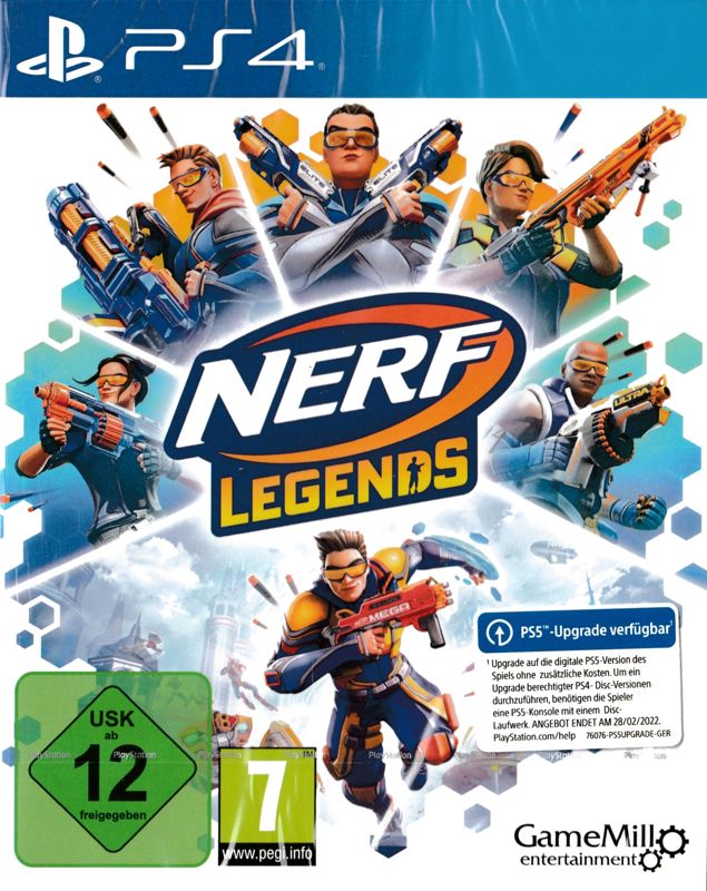 Nerf Legends box art for Playstation 4